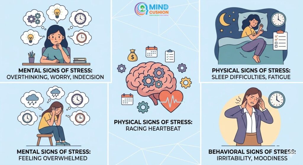 10 Powerful Warning Signs of Anxiety - Panic Attack Visualization - mindcushion